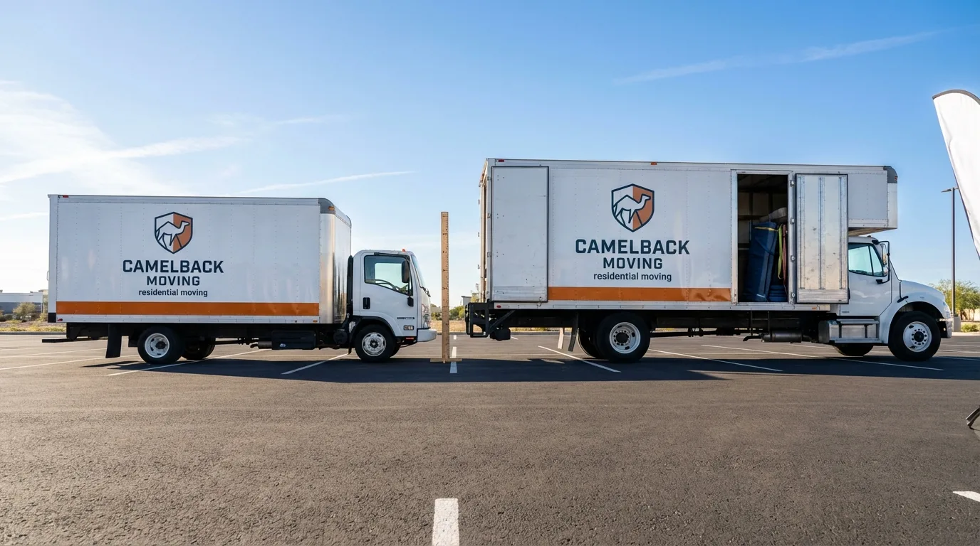 Moving truck size capacity guide in Locust Valley